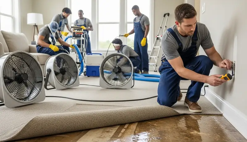 Emergency Water Damage Cleanup After Burst Pipe in Fairfield, CA in Fairfield, CA