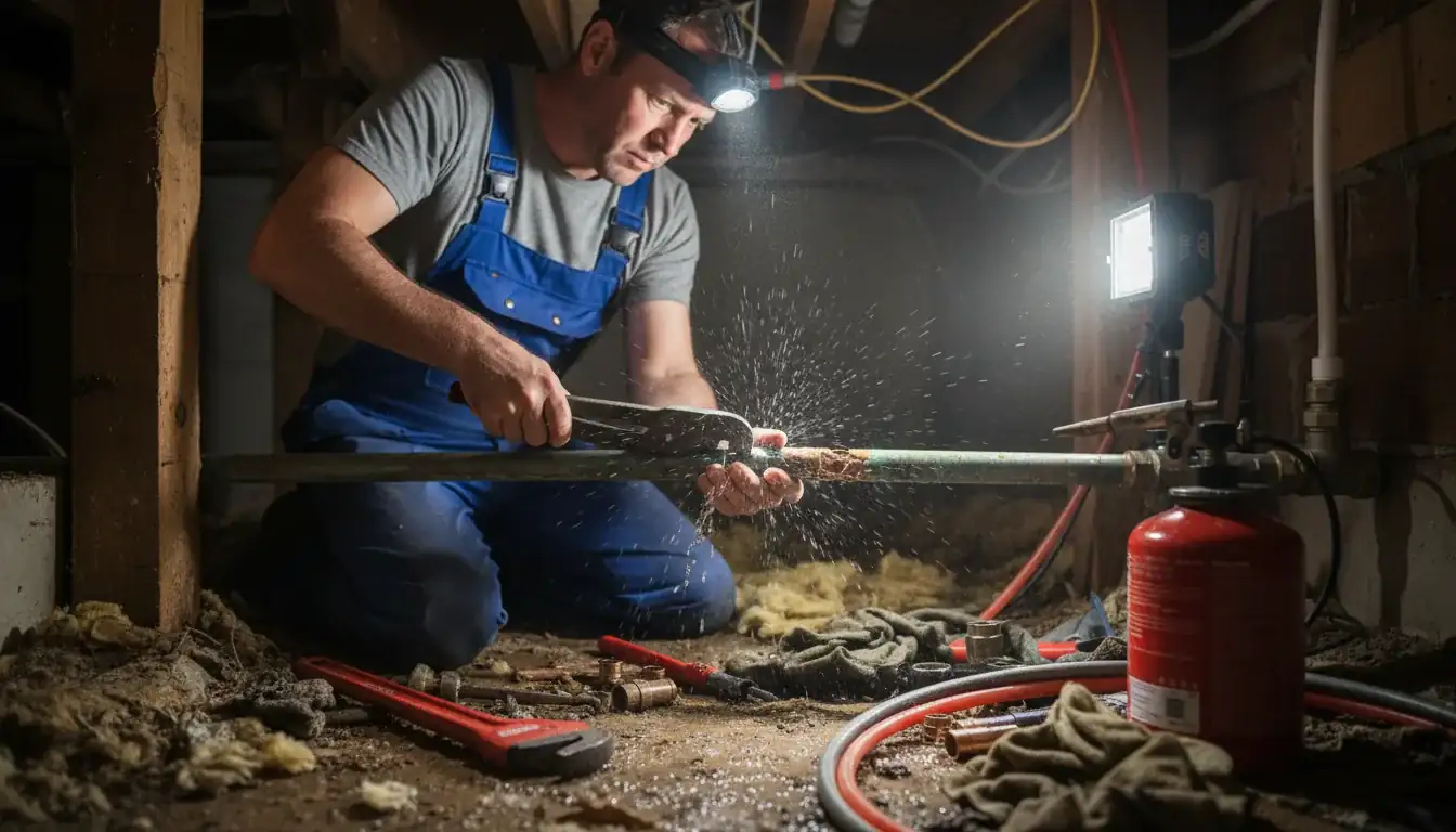 Burst Pipe Repair in Fairfield, CA